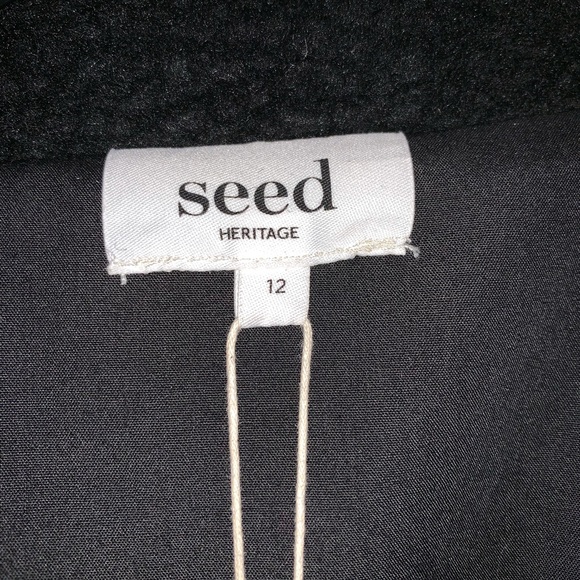 * SOLD* Seed Women’s Black Jacket Coat NWT - Picture 3 of 9